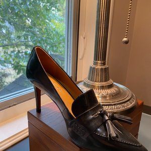 Coach Black Leather Pumps